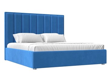 Кровать с механизмом 2-спальная Афродита 160, Голубой (Велюр) в Перми - предосмотр