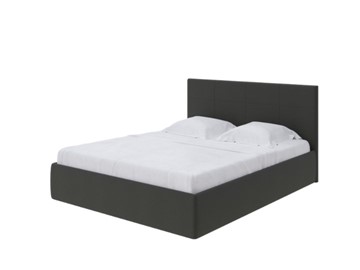 Двуспальная кровать с механизмом Alba 160х200, Велюр (Forest 520 Темно-серый) в Перми
