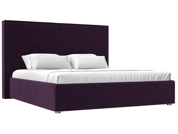 Кровать с механизмом Аура 160, Фиолетовый (Велюр) в Перми