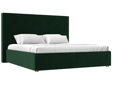 Кровать с механизмом двуспальная Аура 160, Зеленый (Велюр) в Перми