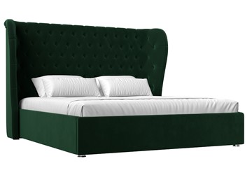 Кровать с механизмом Далия 160, Зеленый (Велюр) в Перми - предосмотр