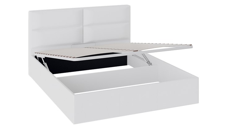 Кровать с подъемным механизмом Глосс ТД 319.01.02 (Белый) в Перми - изображение 2