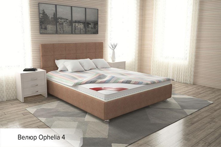 Кровать с механизмом 1.5-спальная Капри 140х200 (с коробом) в Перми - изображение 13