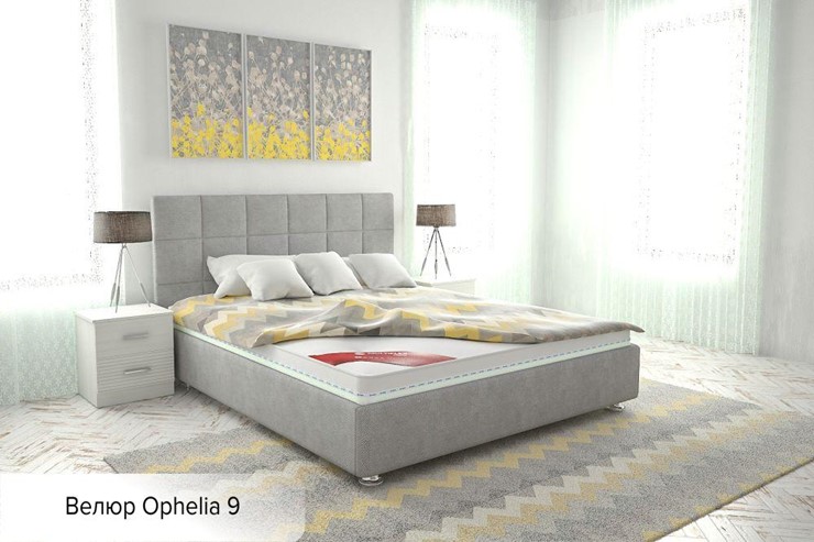 Кровать с механизмом 1.5-спальная Капри 140х200 (с коробом) в Перми - изображение 15