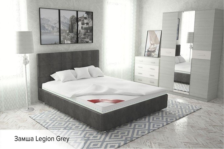 Кровать с механизмом 2-спальная Капри 160х200 (с коробом) в Перми - изображение 4