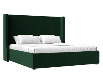 Кровать с механизмом Ларго 160, Зеленый (Велюр) в Перми