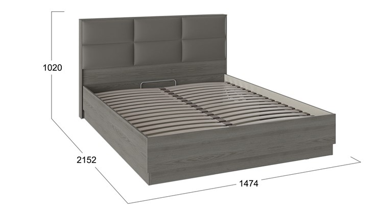 Кровать с механизмом двуспальная Либерти, Хадсон/Ткань Грей СМ-297.01.004 в Кунгуре - изображение 2