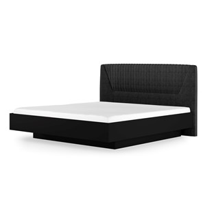 Кровать с механизмом 2х-спальная Марсель-11 (Черный, ткань Fenix black) 1600 в Перми - предосмотр