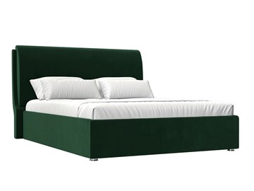 Кровать с подъемным механизмом Принцесса 160, Зеленый (Велюр) в Перми - предосмотр