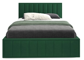 Кровать с основанием Вена 1400, Велюр Мора зеленый в Перми - предосмотр 1