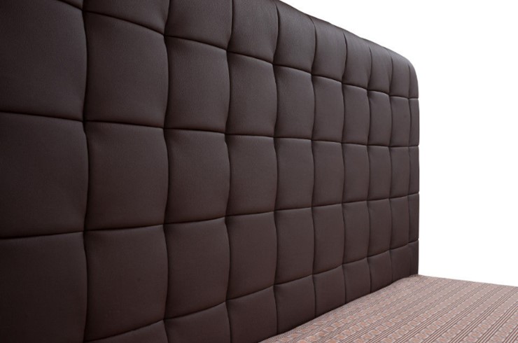 Кровать двуспальная Corso-3 160х200, Искусственная шерсть (Лама Авокадо) в Перми - изображение 2