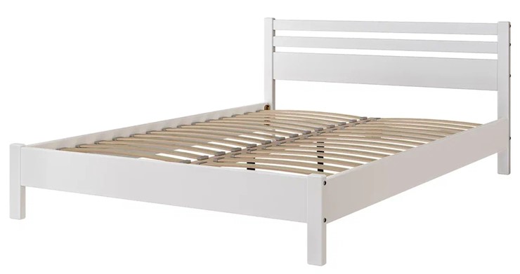 Кровать 2-спальная Милена (Белый античный) 160х200 в Перми - изображение 1