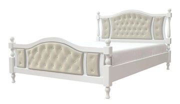 Спальная кровать Жасмин (Белый античный) 160х200 в Перми