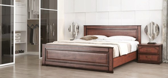 Спальная кровать Стиль 2, 160х200 с основанием в Перми - изображение