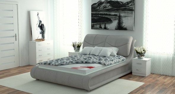 Кровать спальная Сицилия 160х200 (с основанием) в Перми - изображение