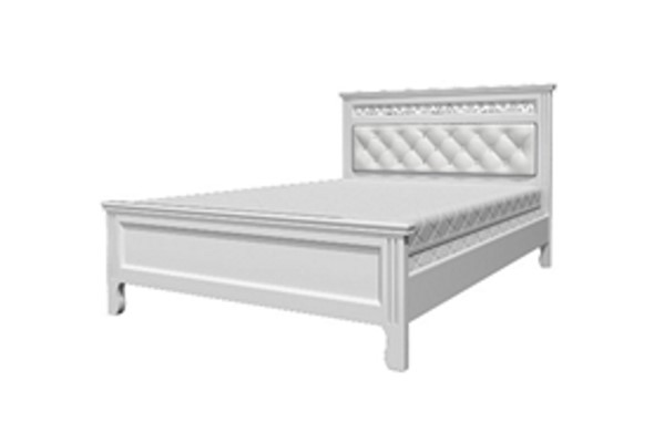 Полуторная кровать Грация (Белый Античный) 140х200 в Перми - изображение
