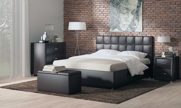 Кровать 2-спальная Tivoli 200х200 с основанием в Перми - изображение