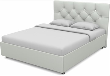 Кровать Моника 1400 с основанием (Nitro White) в Перми