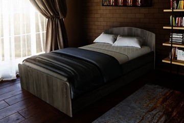 Односпальная кровать 1400х2000 с низкой ножной спинкой в Перми - предосмотр