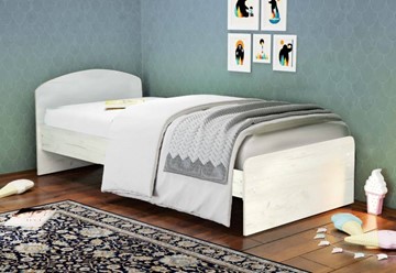 Кровать 1-спальная 900х2000 со средником и низкой ножной спинкой в Перми - предосмотр