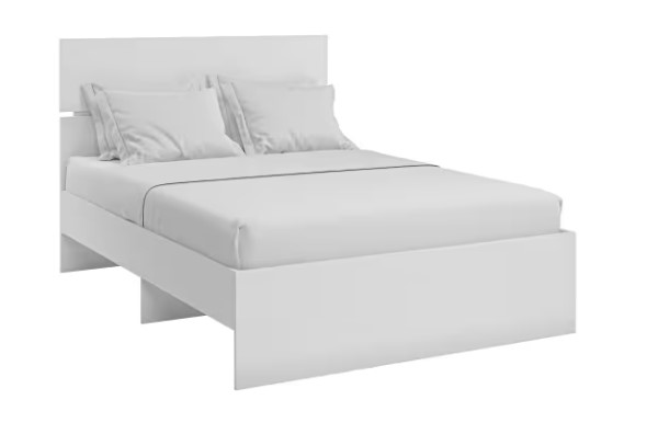 Кровать Агата М10, 120х200 белая в Перми - изображение 2