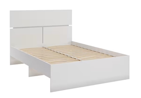 Кровать Агата М10, 120х200 белая в Перми - изображение