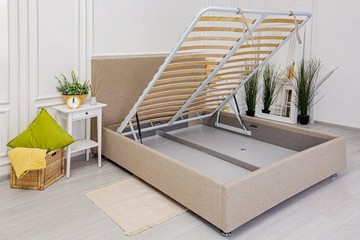 Спальная кровать Кристалл 1 1400х1900 с подъёмным механизмом в Перми - предосмотр 3