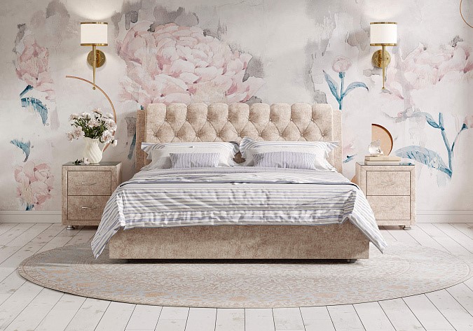 Спальная кровать Olivia 90х190 с основанием в Перми - изображение 2