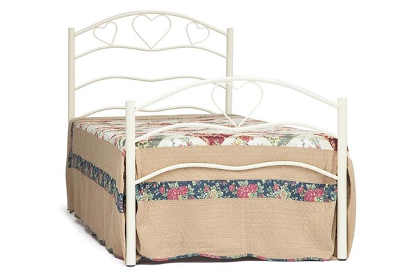 Кровать односпальная ROXIE 90*200 см (Single bed), белый (White) в Соликамске - изображение