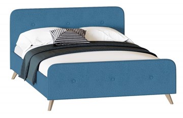 Спальная кровать Сиерра 1200 (без основания) Аура голубой в Перми - предосмотр
