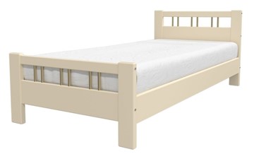 Спальная кровать Вероника-3 (Слоновая кость) 90х200 в Березниках