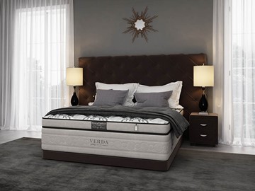 Спальная кровать Style/Basement 160х200, Флок (Велсофт Спелая слива) в Соликамске