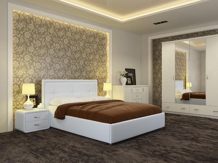 Кровать 1.5-спальная Adele размер 140*200 с основанием в Перми - изображение 2