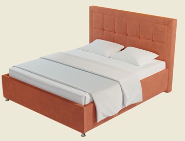 Кровать в спальню Адриана Люкс 140х200 с подъемным механизмом и дном в Перми - предосмотр 2