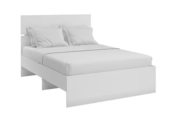 Кровать Агата М9, 140х200 белая в Перми - изображение 2