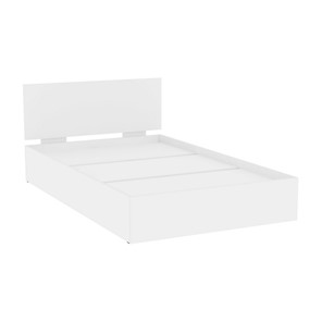 Спальная кровать Алиса (L10) Белый, с основанием в Чайковском
