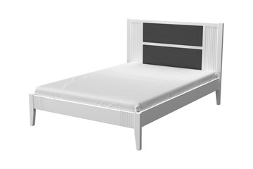 Полутороспальная кровать Бетти из массива сосны (Белый Античный) 160х200 в Кунгуре