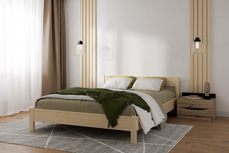 Полуторная кровать Эби (без отделки) 140х200 в Перми - изображение 2