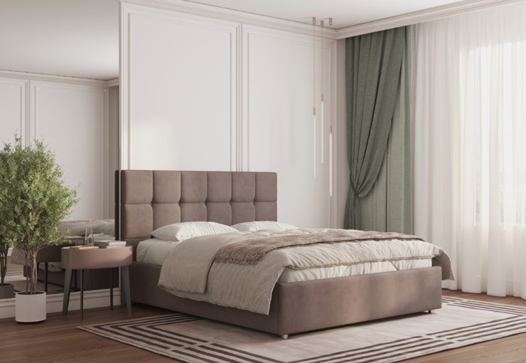 Кровать полутороспальная Модерна 140х200 без основания в Перми - изображение 2