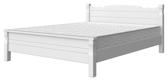 Кровать Мюнхен-4 (Белый античный) 160х200 в Чайковском - изображение