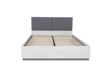 Двуспальная кровать с подъемным механизмом Винтер-16, винтерберг/темно-серый/спейс графит в Кунгуре - предосмотр 2