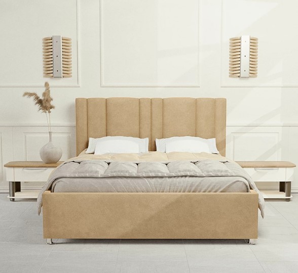 Спальная кровать Верона 140х200 с подъемным механизмом в Перми - изображение 2
