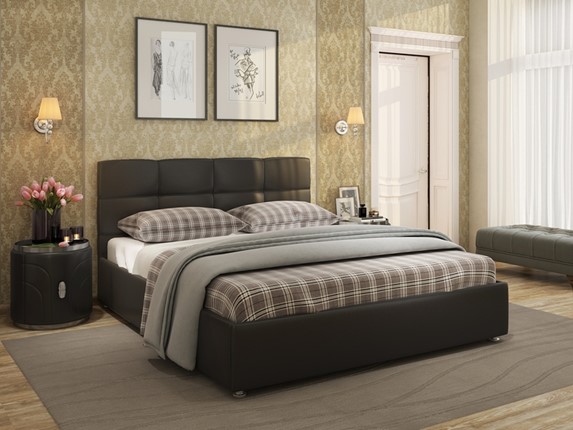 Кровать полутороспальная Jaklin размер 140*200 с основанием в Перми - изображение
