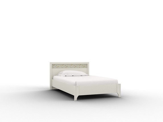 Кровать полутороспальная Twist  с основанием (Кр-03 1200) в Перми - изображение