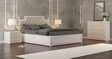 Двуспальная кровать Сфера 160*190 с основанием в Соликамске