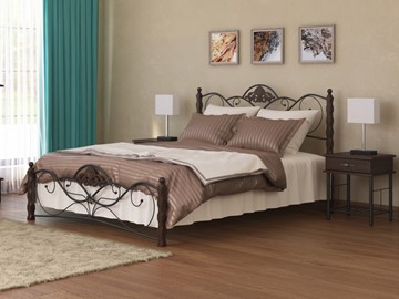 Спальная кровать Garda 2R 160х200, венге в Перми