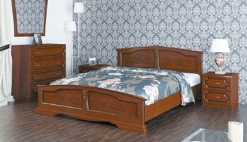 Кровать 1-спальная Елена (Орех) 80х200 в Перми