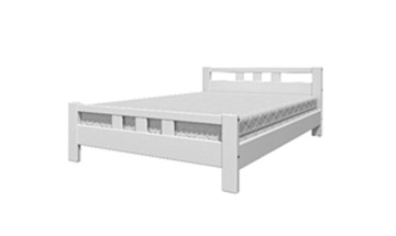 Спальная кровать Вероника-2 (Белый Античный) 160х200 в Кунгуре