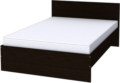 Полутороспальная кровать K14 с основанием, цвет Венге в Перми - изображение