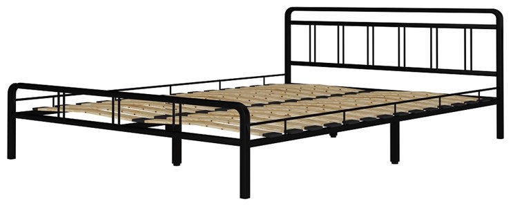 Кровать полутороспальная Леон, 1200, черный в Перми - изображение 1